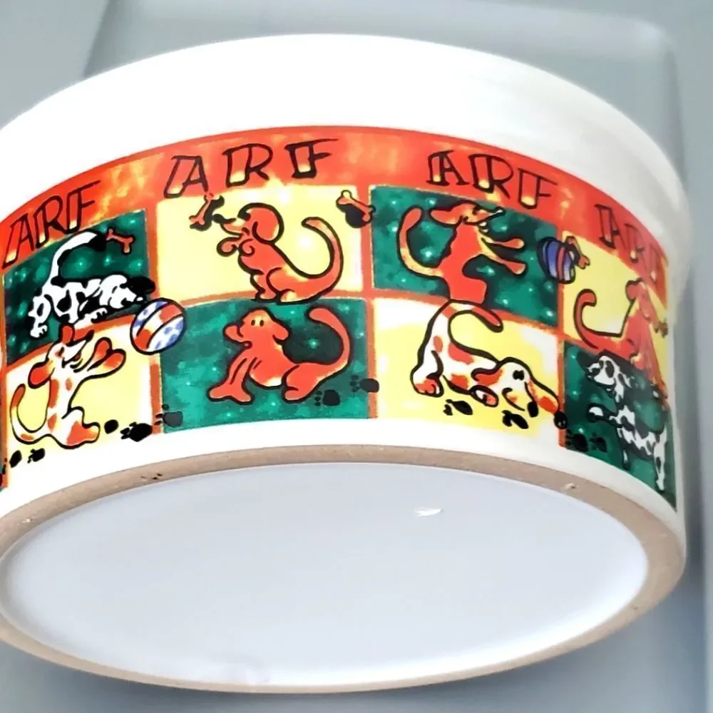 Arf Arf Ceramic Dog Dish